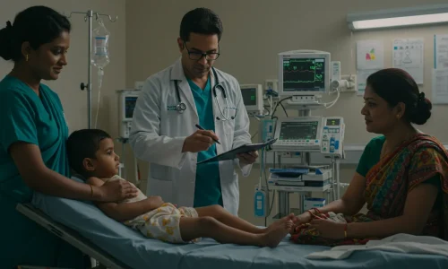 pediatric-consultation-boy-bed Neuroblastoma Treatment