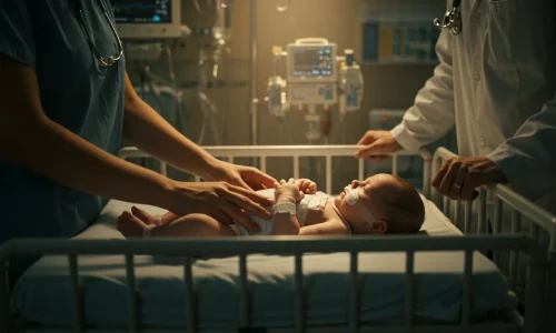 pediatric-icu-baby-crib Infant Brain Tumour Treatment